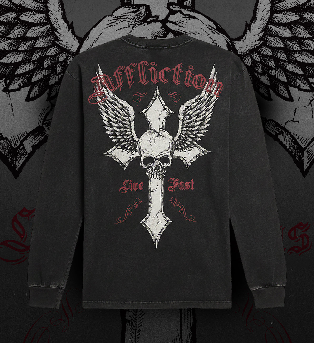 Live Fast LS Tee – Affliction Clothing