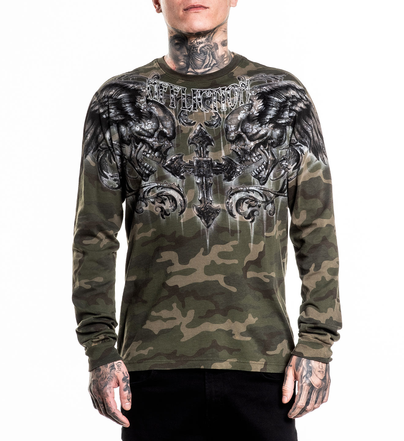 Fragmented LS Tee – Affliction Clothing