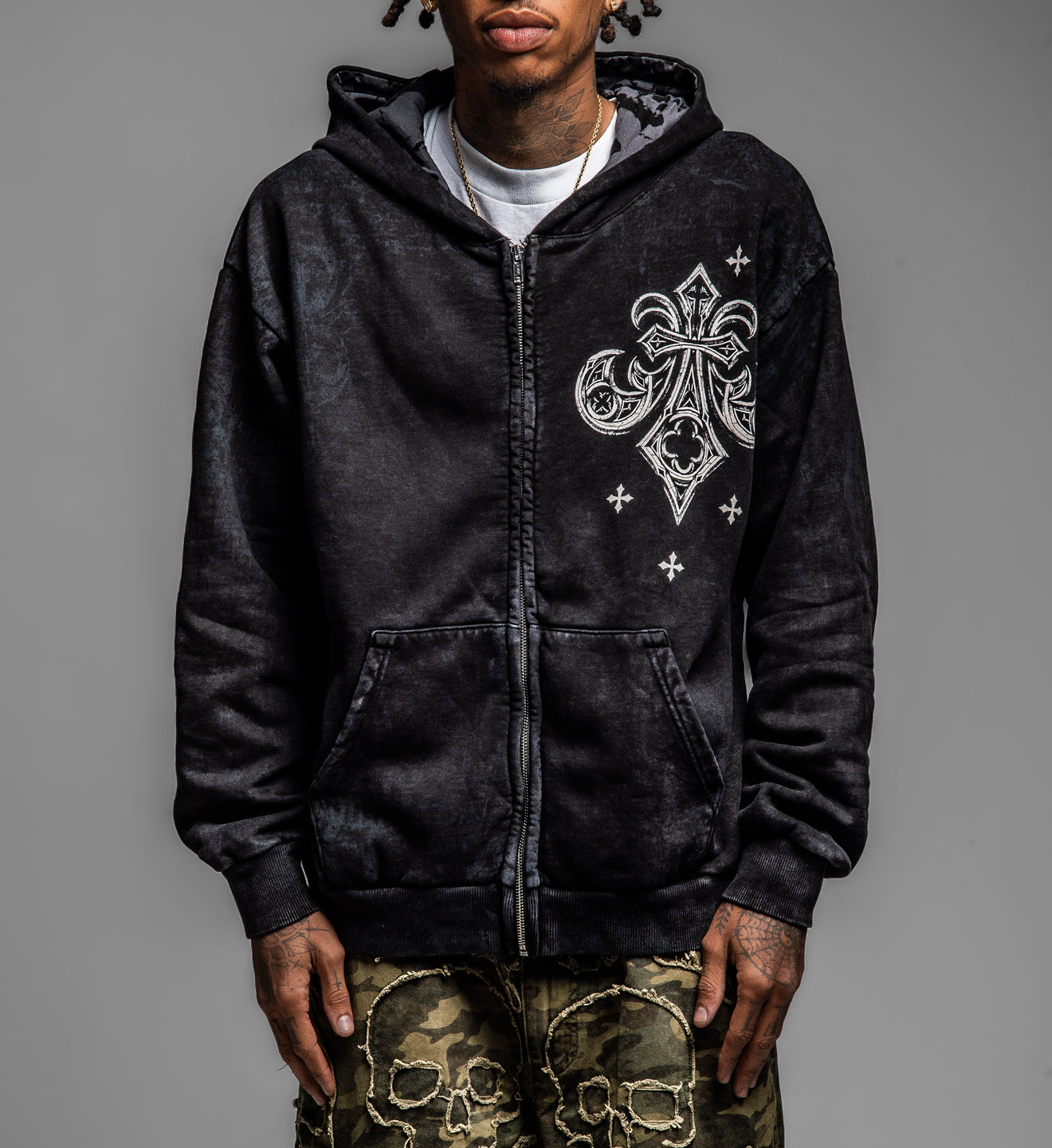 Courage LS Zip Hood – Affliction Clothing