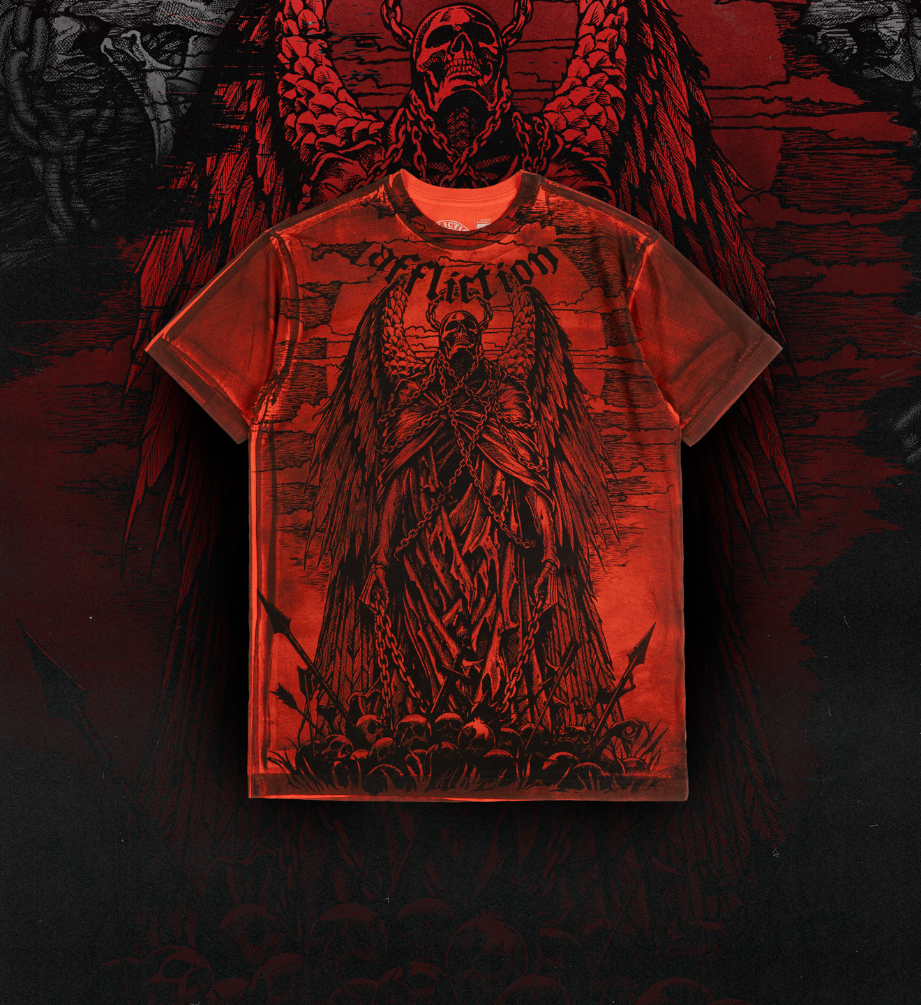 Chained Saint Reaper Tee – Affliction Clothing