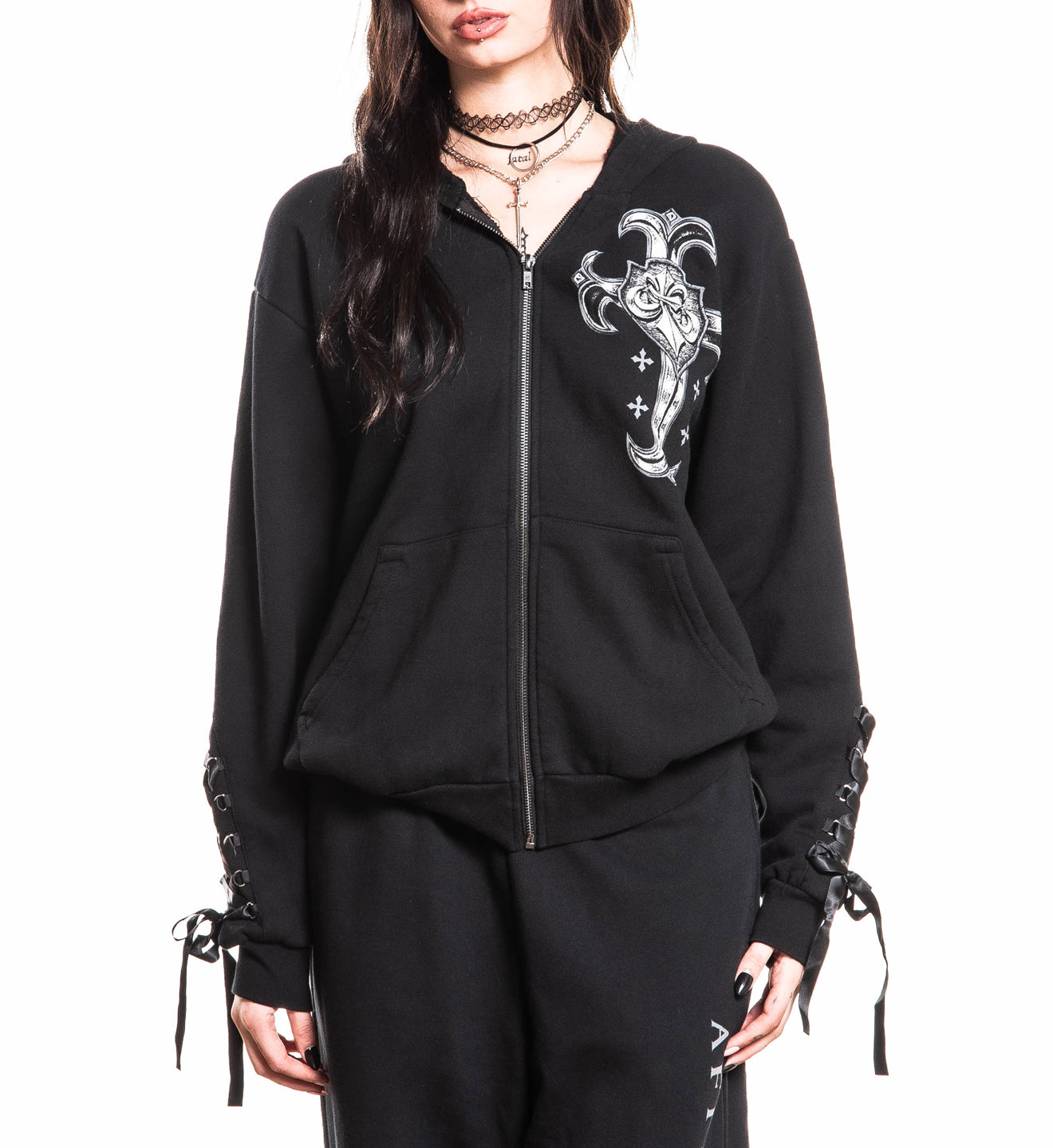 トップス The Enemy Professional DOUBLE ZIP HOODIE Public-Ennemy-Zip-Up-Hoodie-