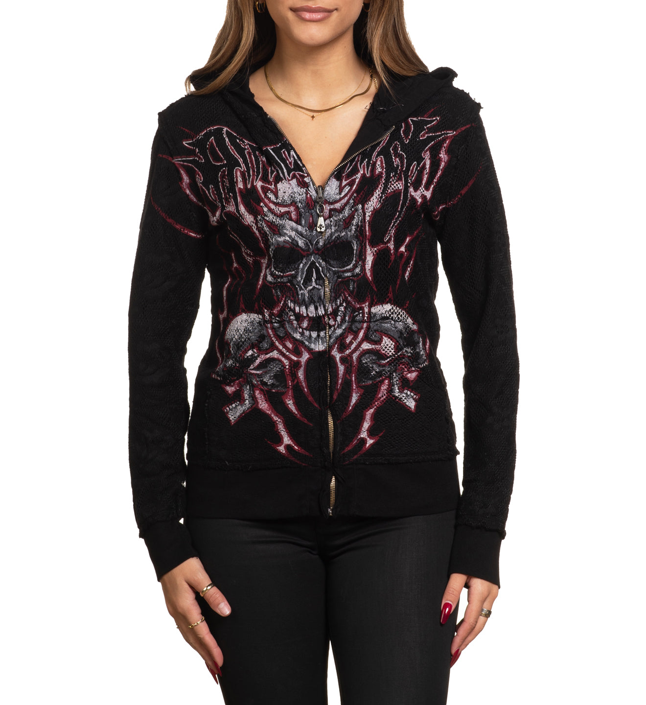 Iced Inferno Zip-Up Hoodie – Affliction Clothing