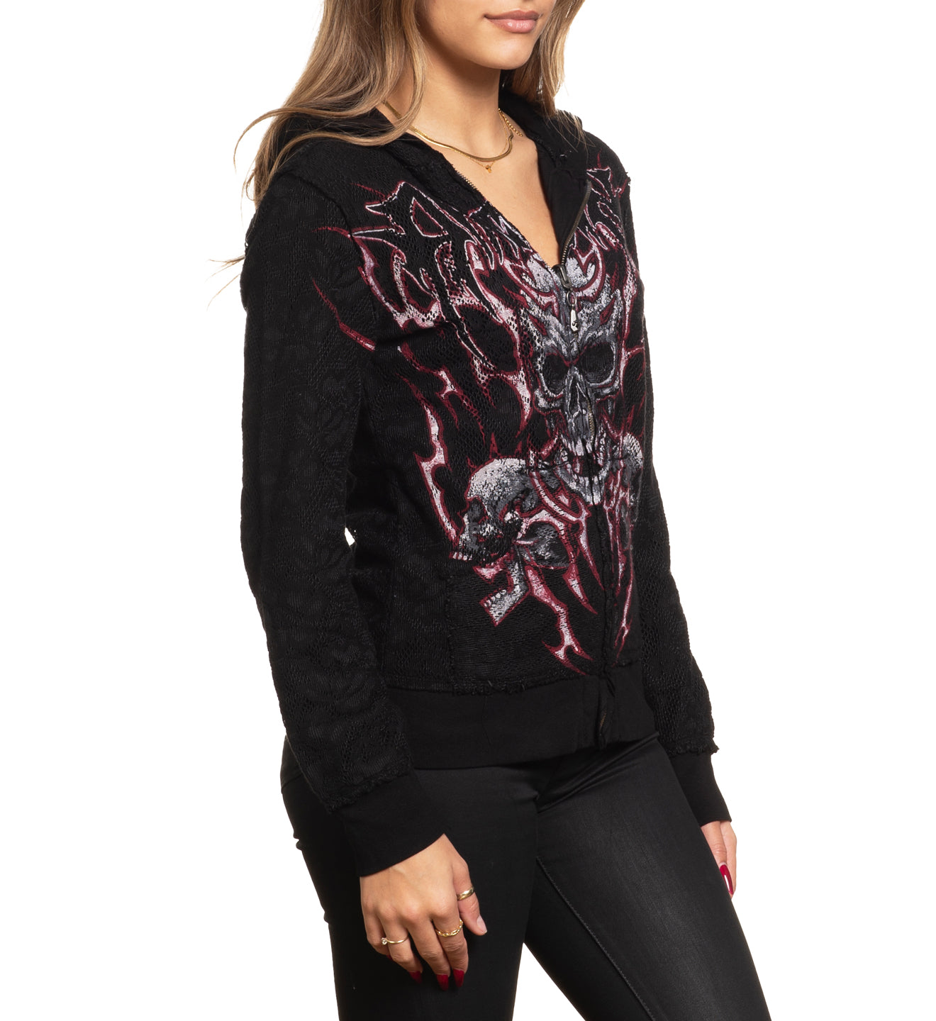 Iced Inferno Zip-Up Hoodie