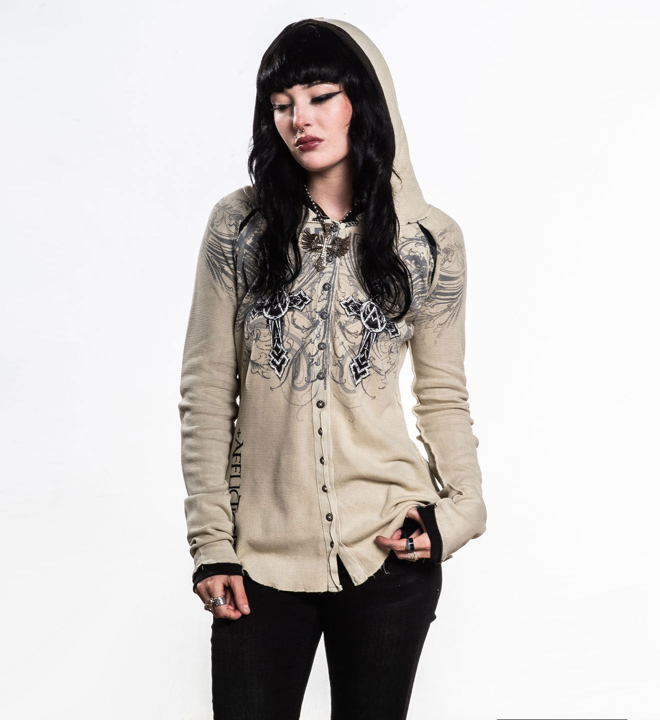 Winged Dagger LS Hoodie