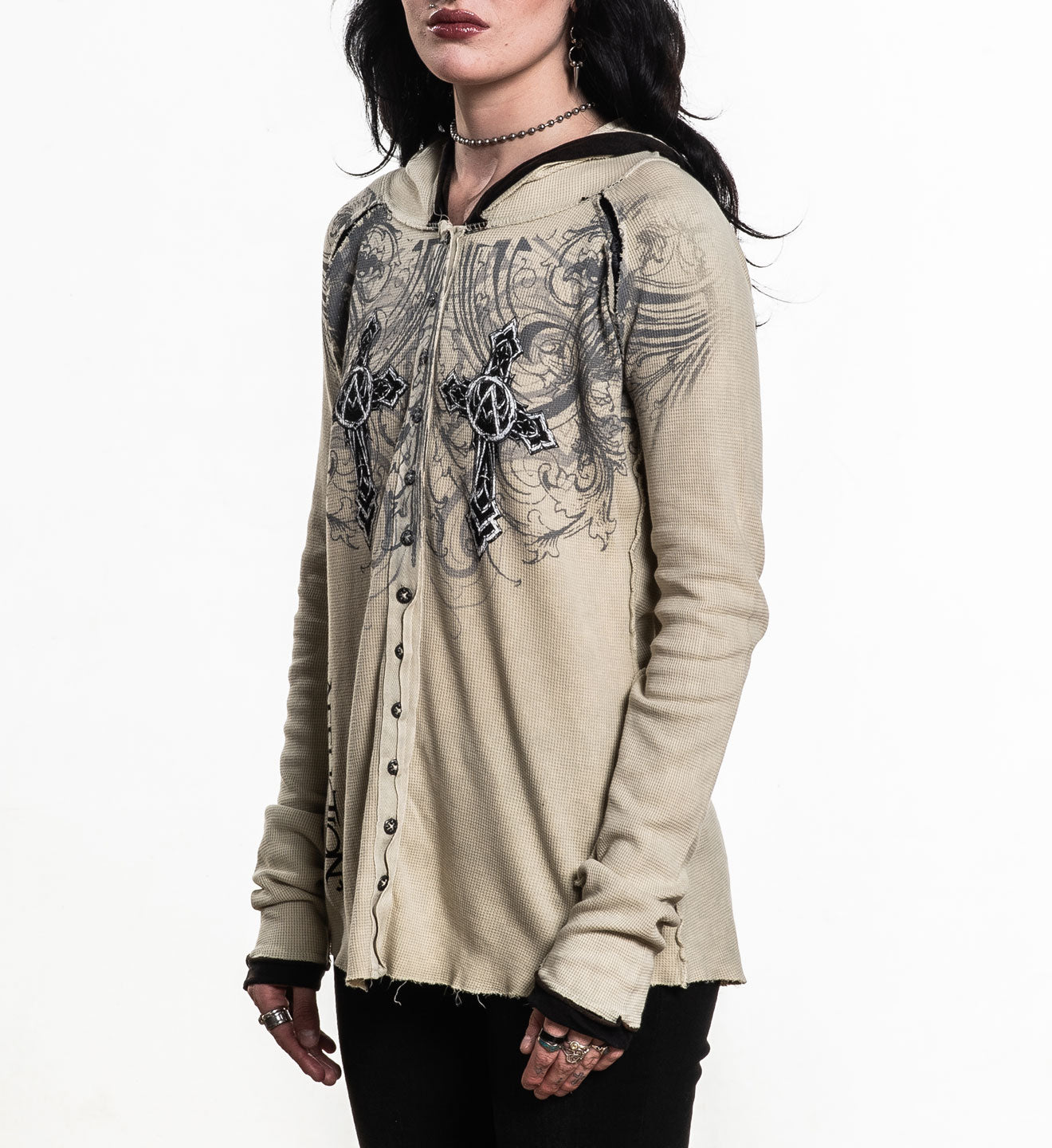 Winged Dagger LS Hoodie