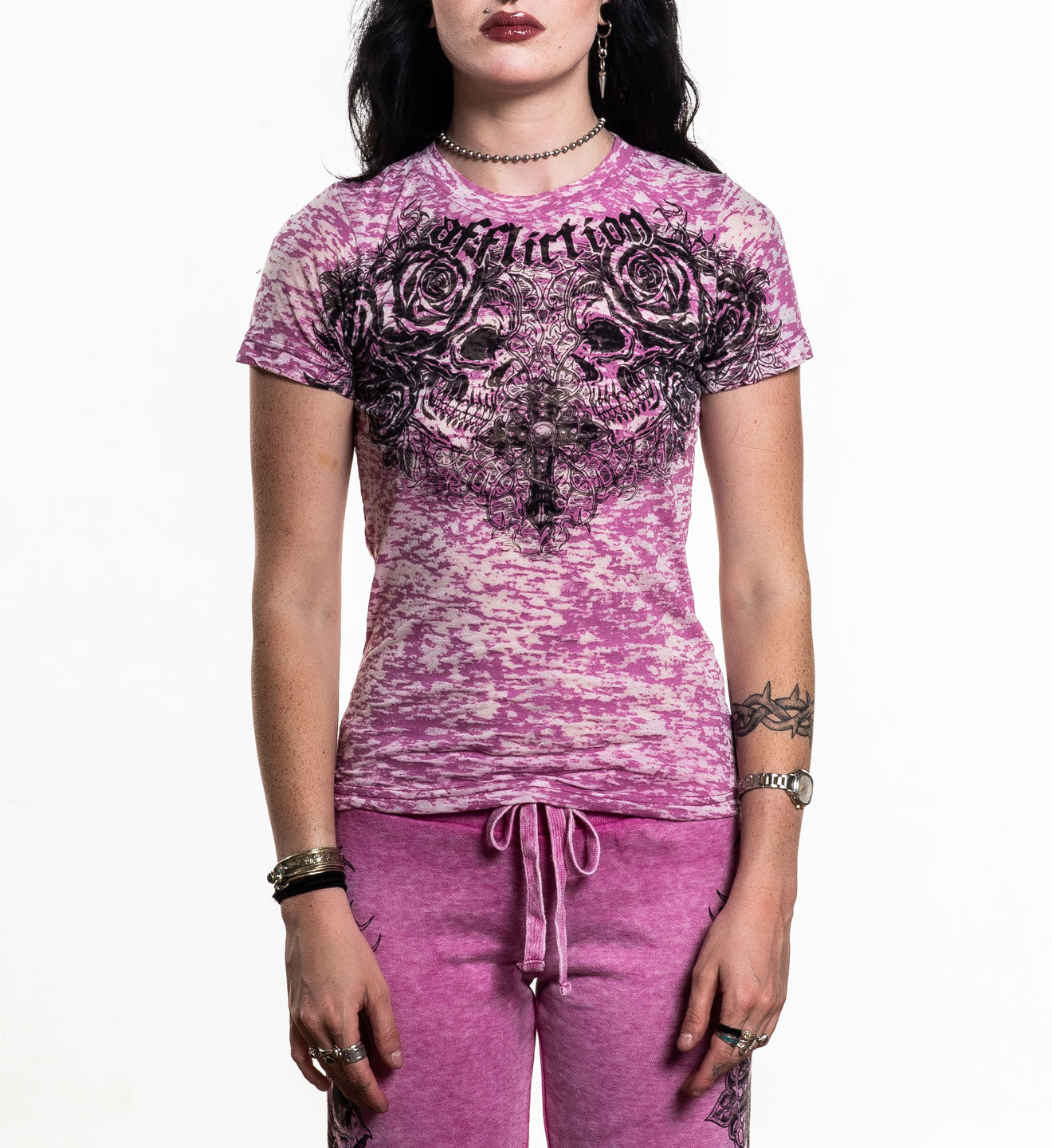 Cecil Maglia Manica Lunga Glitterata Donna