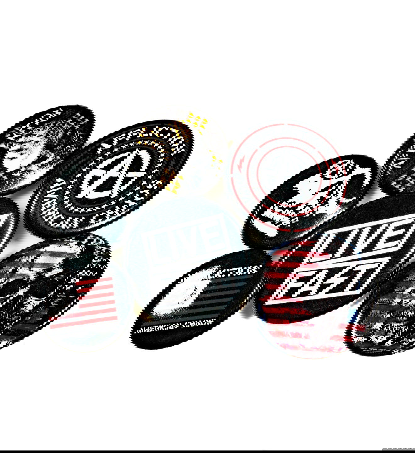 Affliction Buttons 6pk - Affliction Clothing