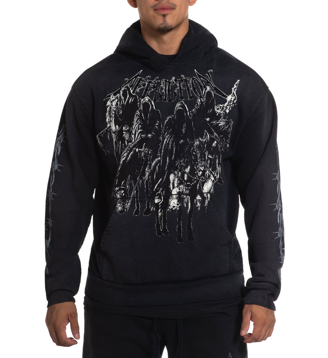 Black Night PO Hood - Affliction Clothing