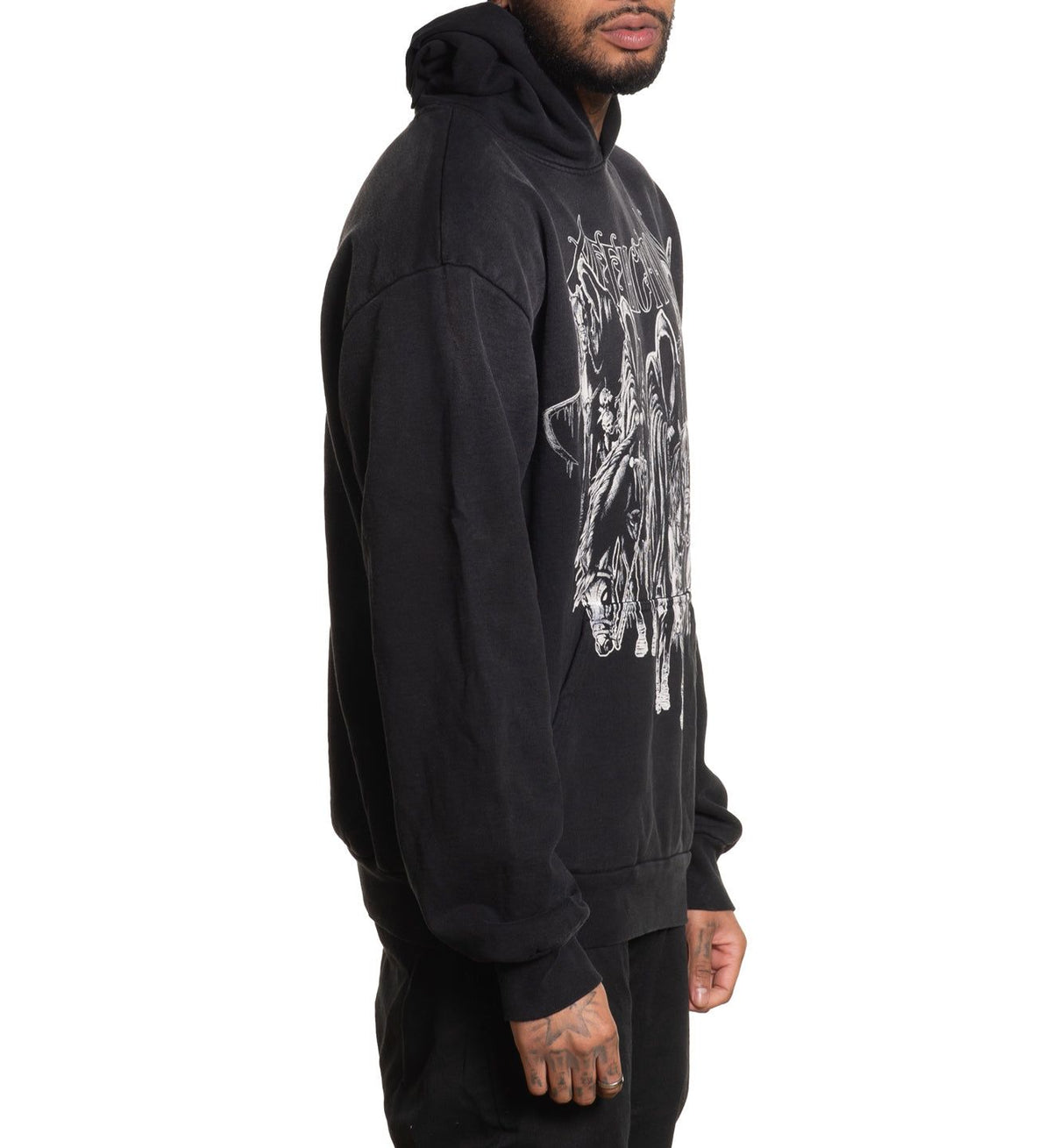 Black Night Po Hood - Affliction Clothing