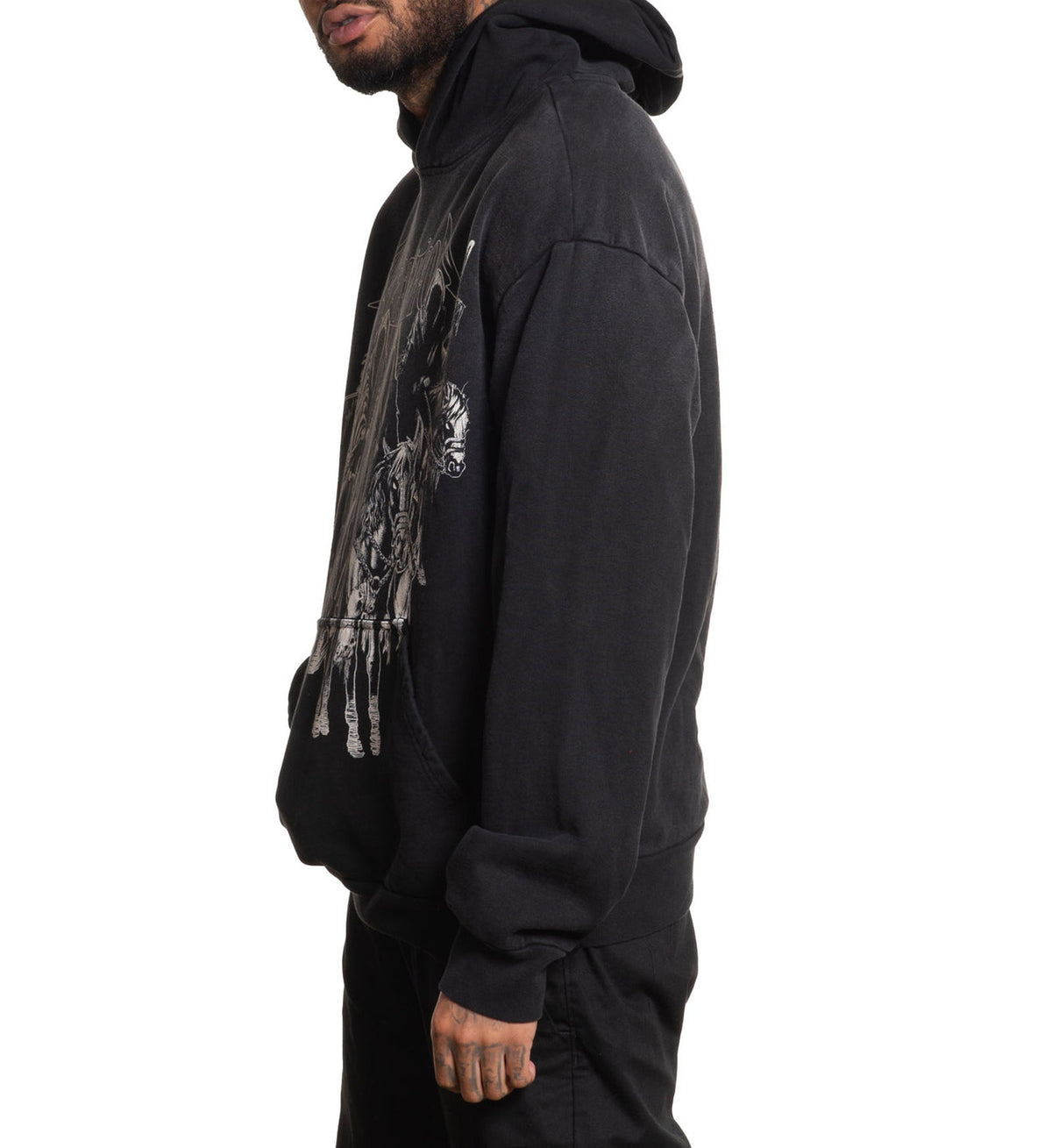 Black Night Po Hood - Affliction Clothing
