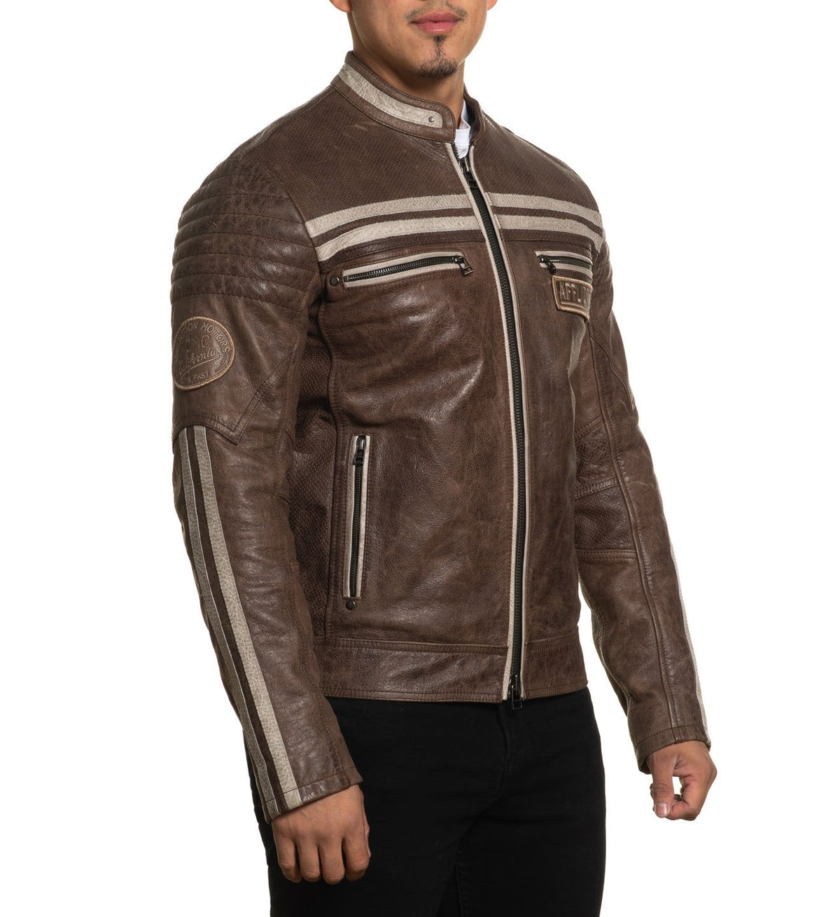 Black Skull Jacket - Affliction Clothing