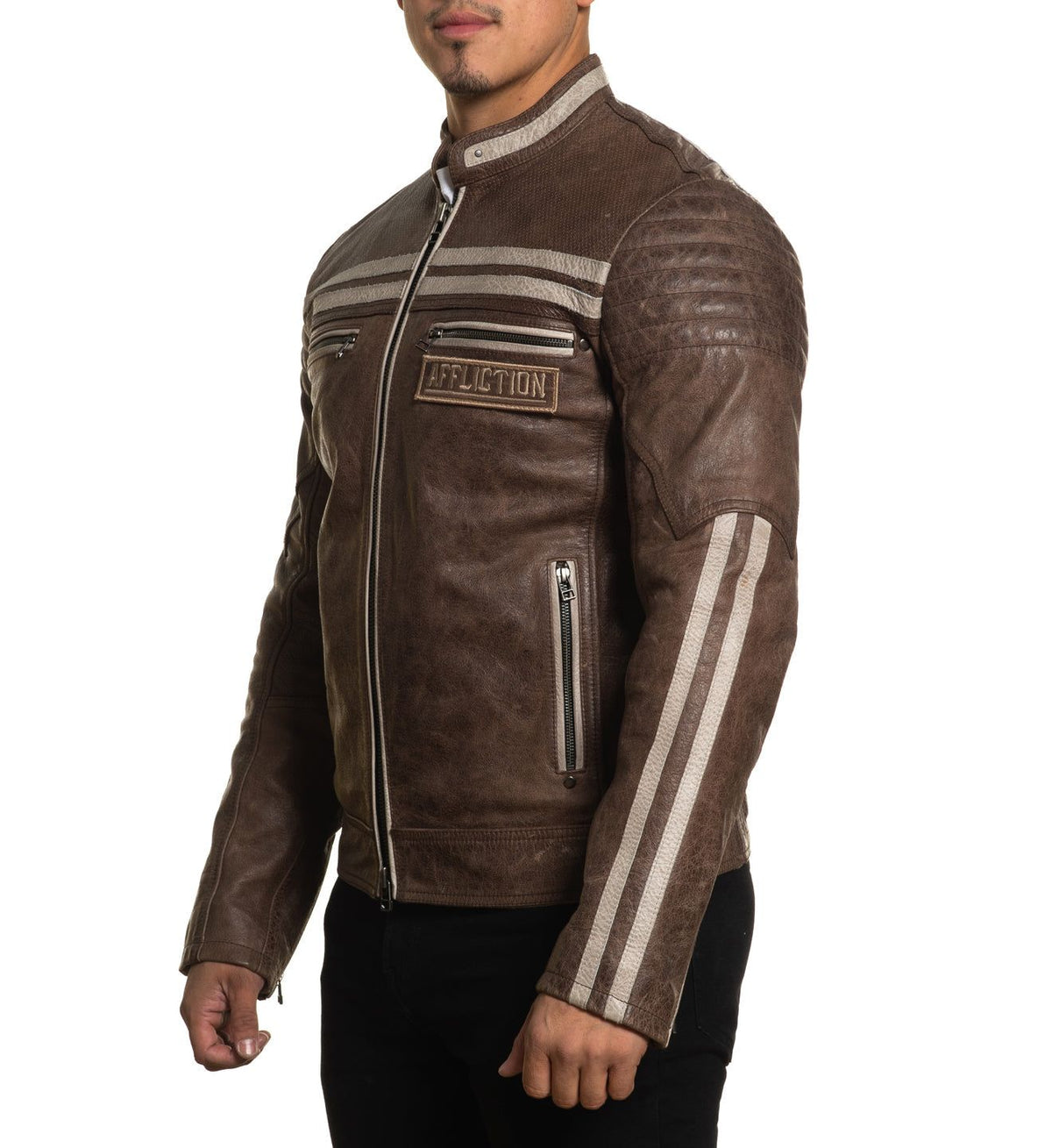 Black Skull Jacket - Affliction Clothing