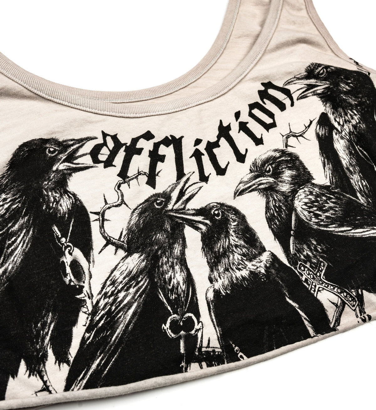 Crows Cropped - Affliction Clothing