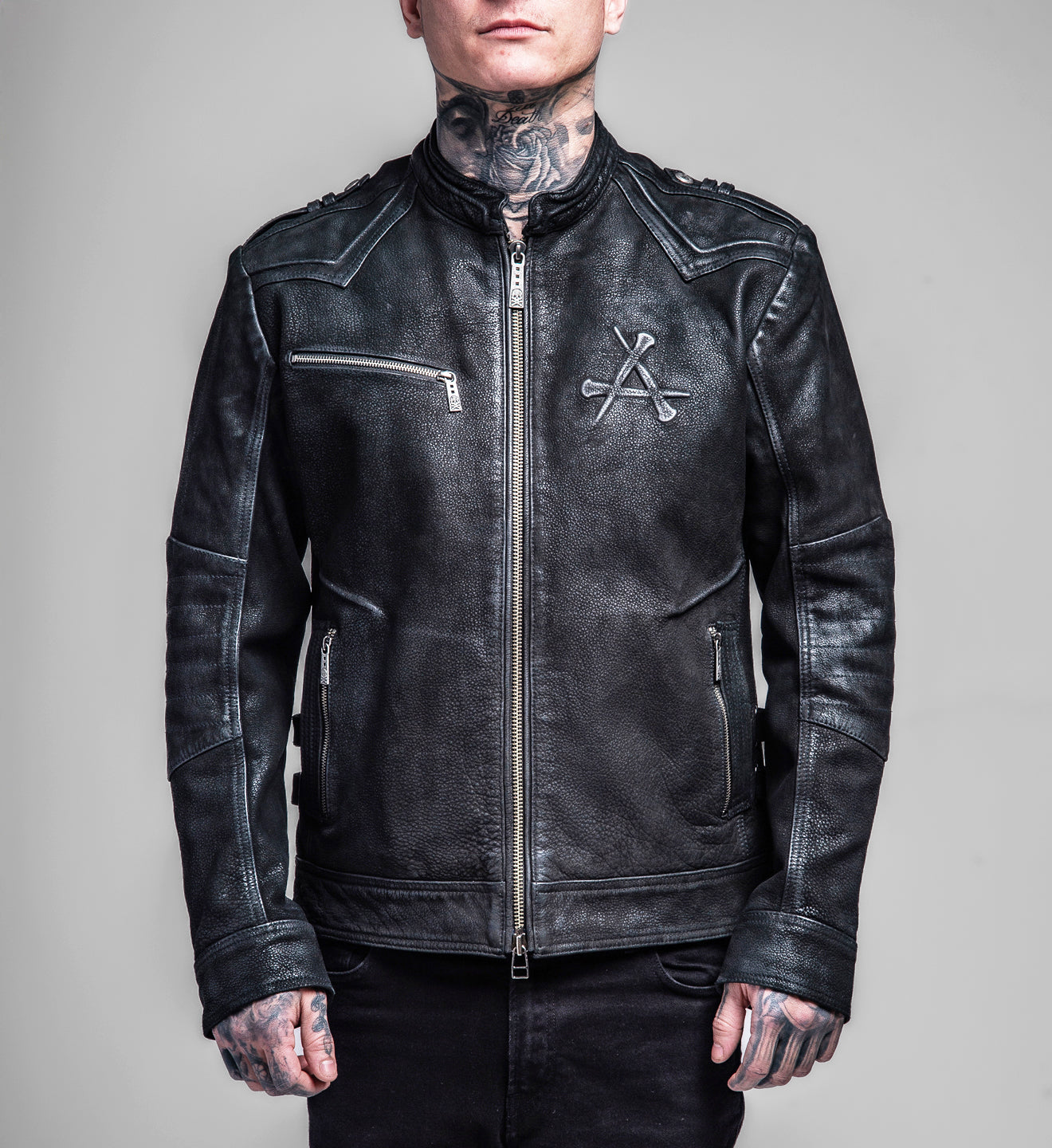 Skeleton Leather Jacket – Affliction Clothing
