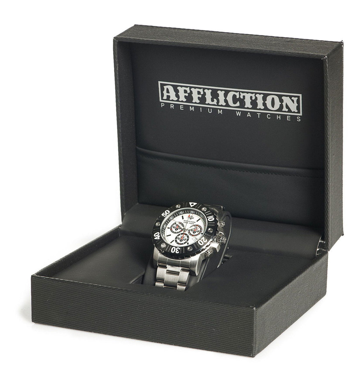 Gents Chronograph Steel Watch - Affliction Clothing