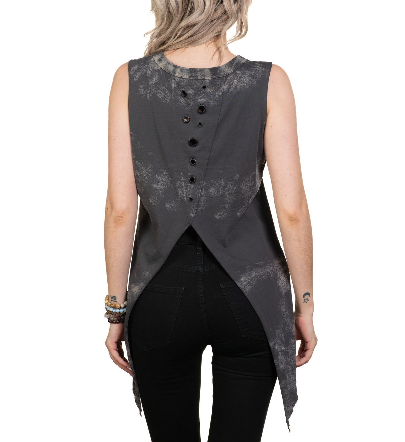 Global Rock Eyelet Sleeveless Crew - Affliction Clothing