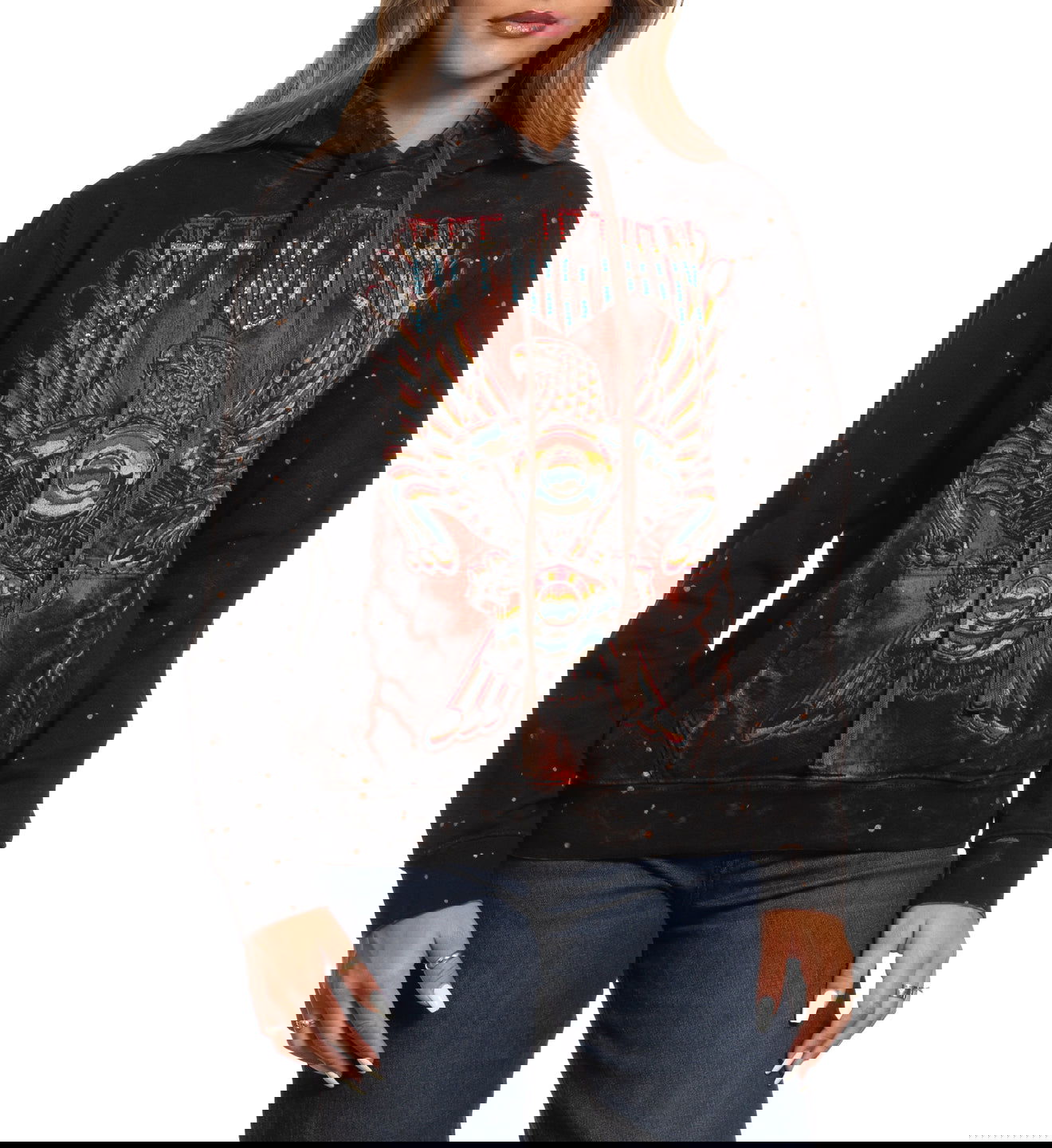 Iron Eagle Po Hood - Affliction Clothing