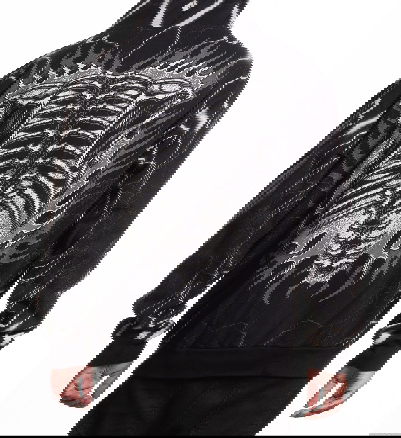 Melted Bone Hood - Affliction Clothing