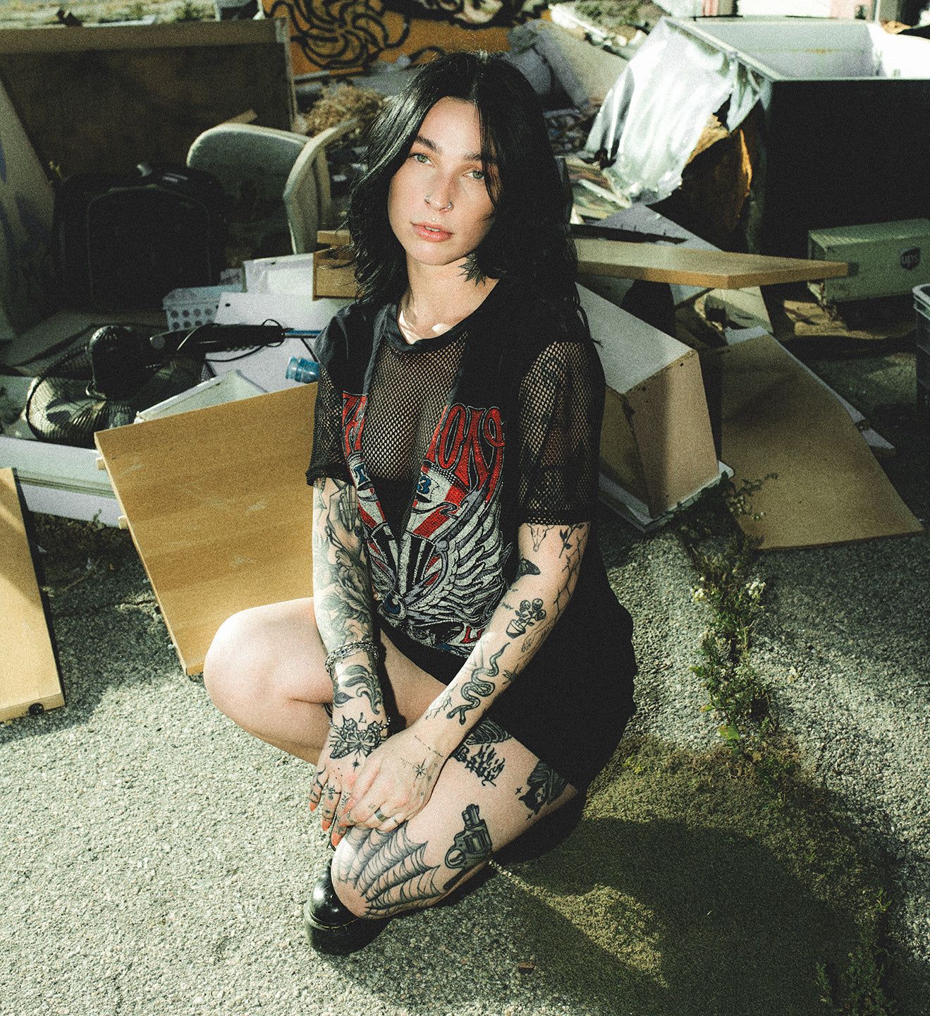 Rock And Soul Oversized Boyfriend Dress - Affliction Clothing