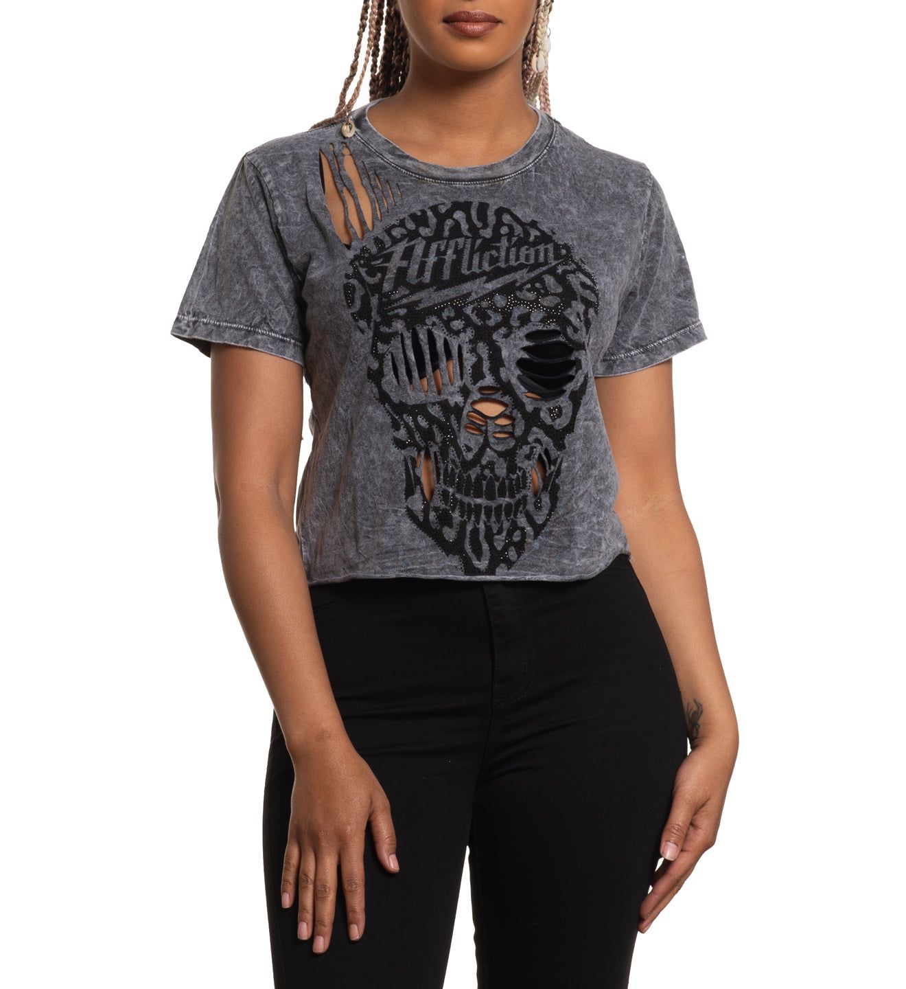 Rock N Skull Tee – Affliction Clothing