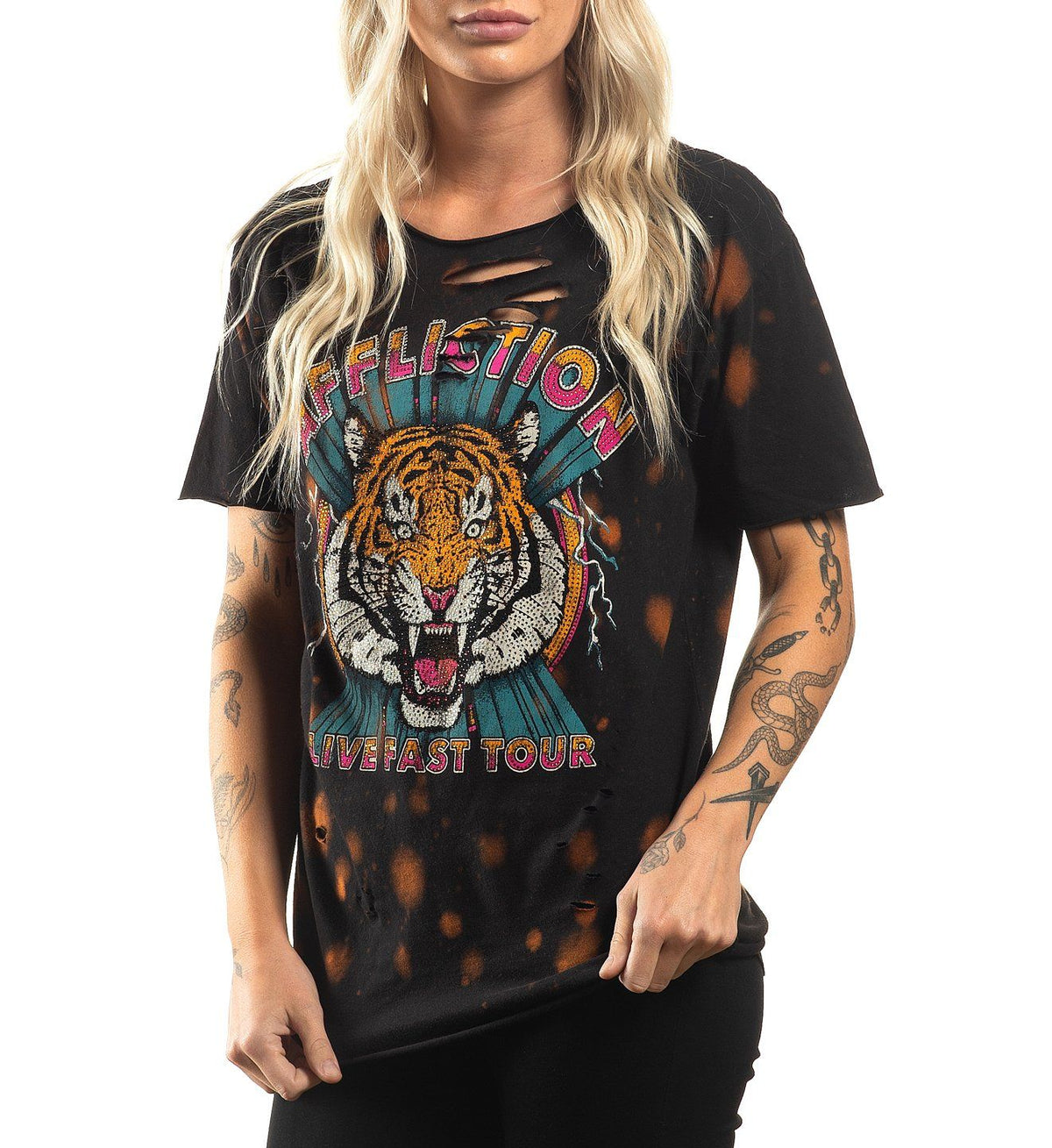 Rock The Tiger Storm - Affliction Clothing