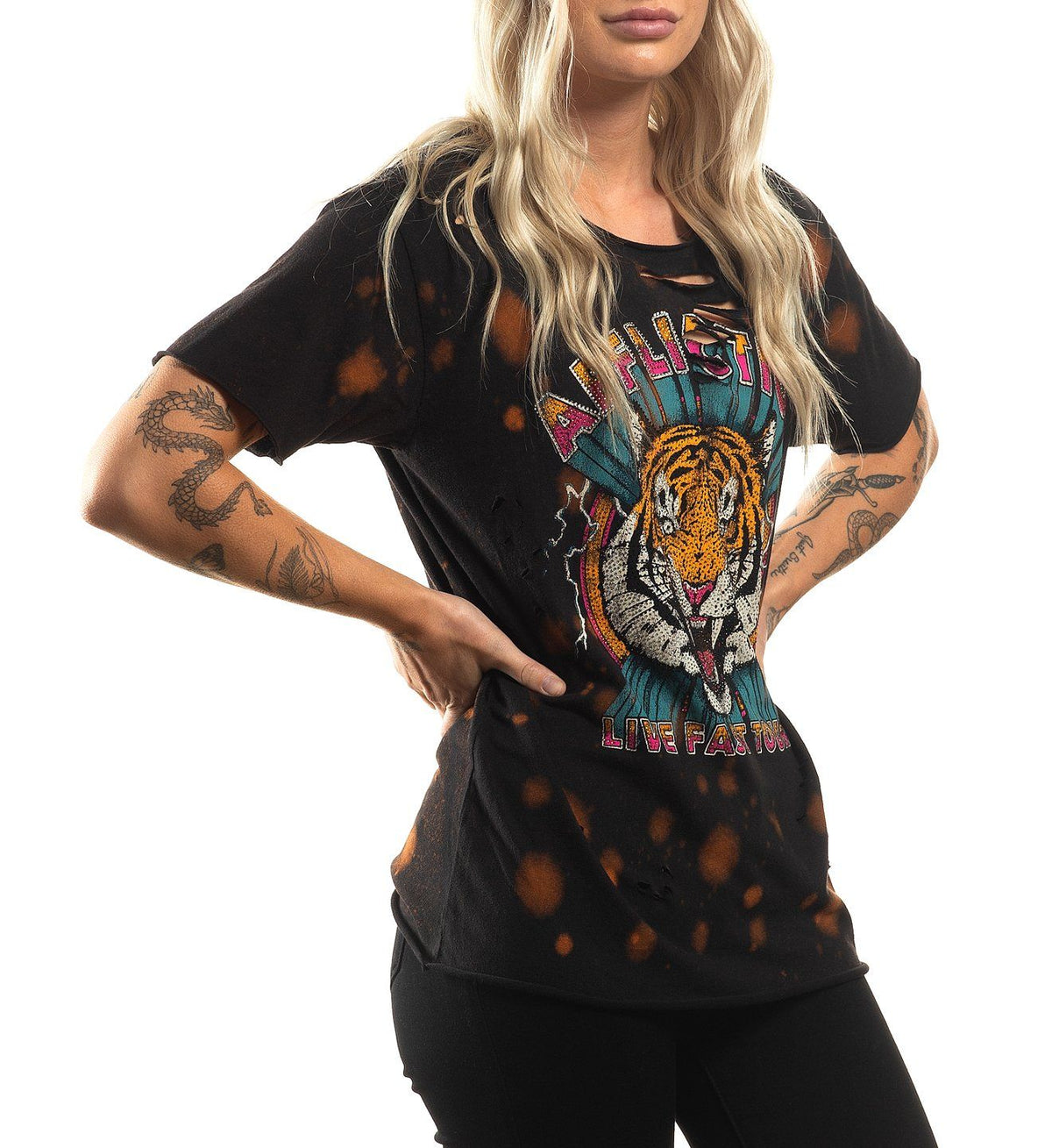 Rock The Tiger Storm - Affliction Clothing