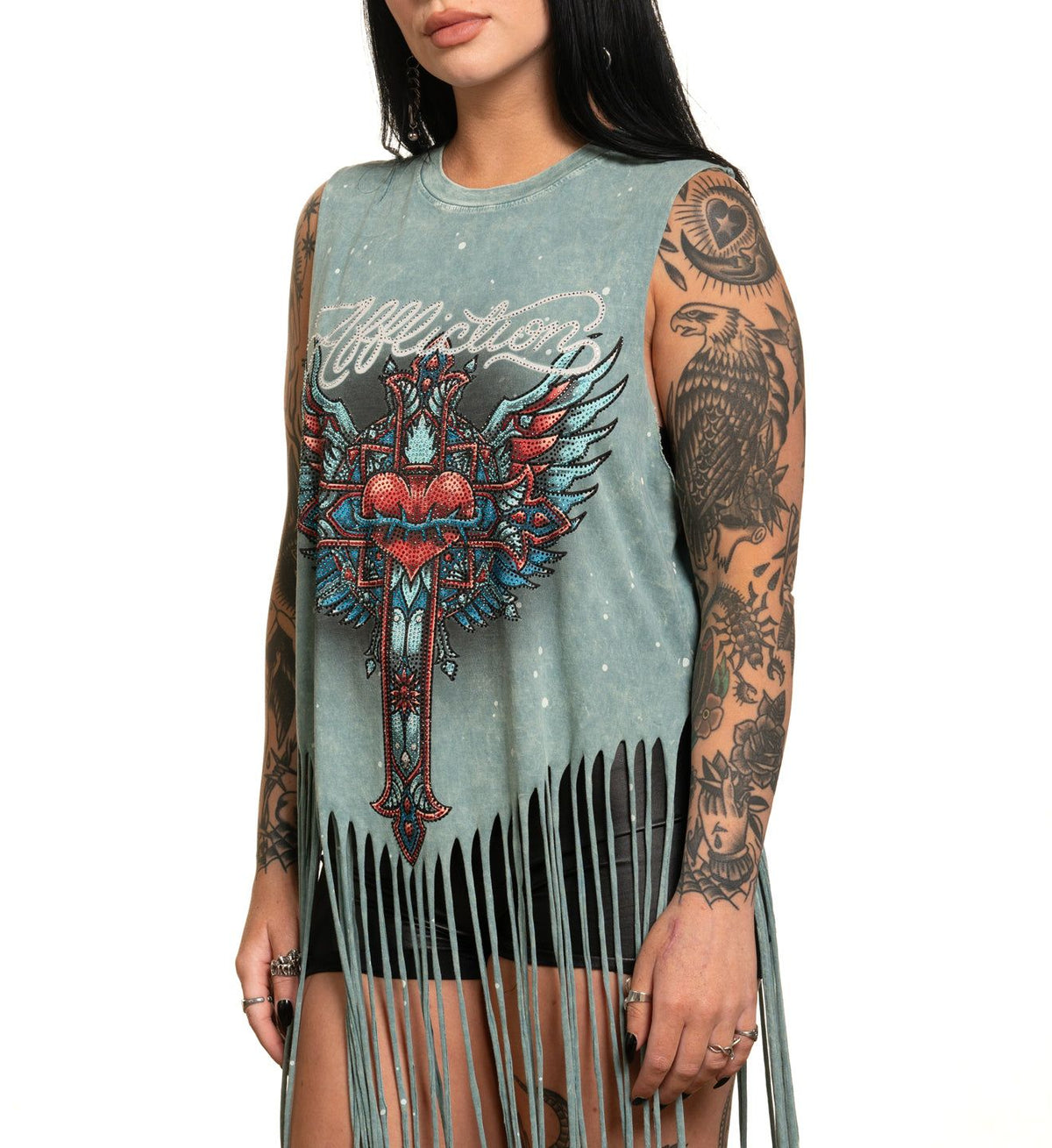 Rosary Fringe - Affliction Clothing
