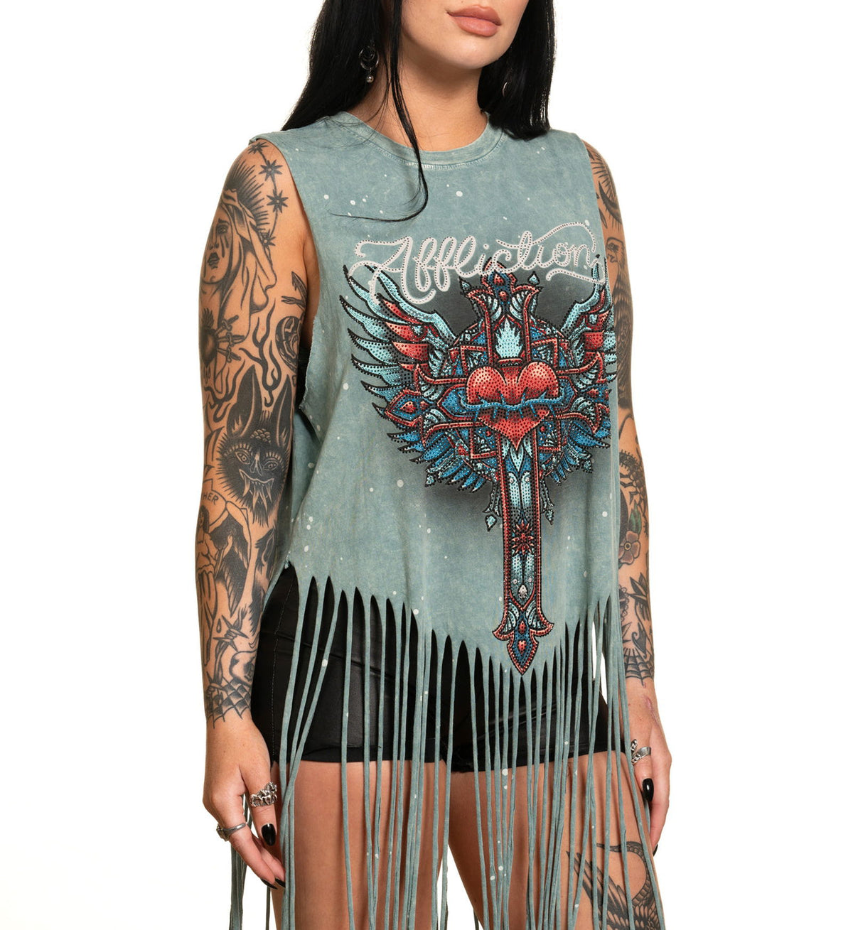 Rosary Fringe - Affliction Clothing