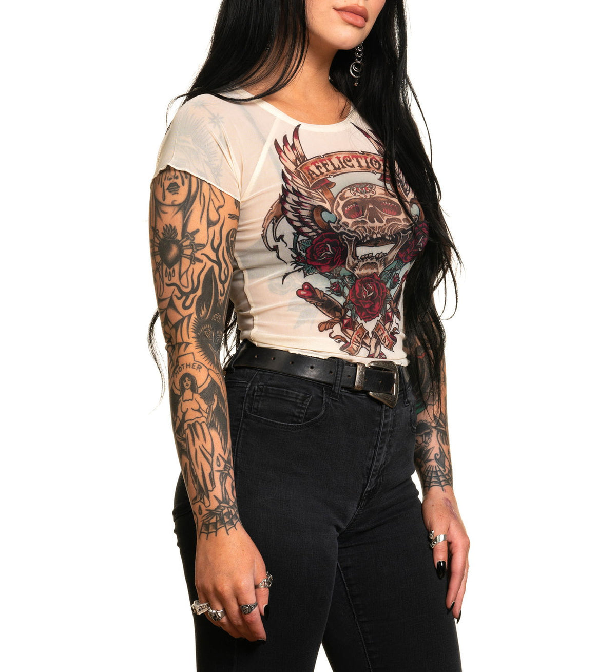 Screamin Roses - Affliction Clothing