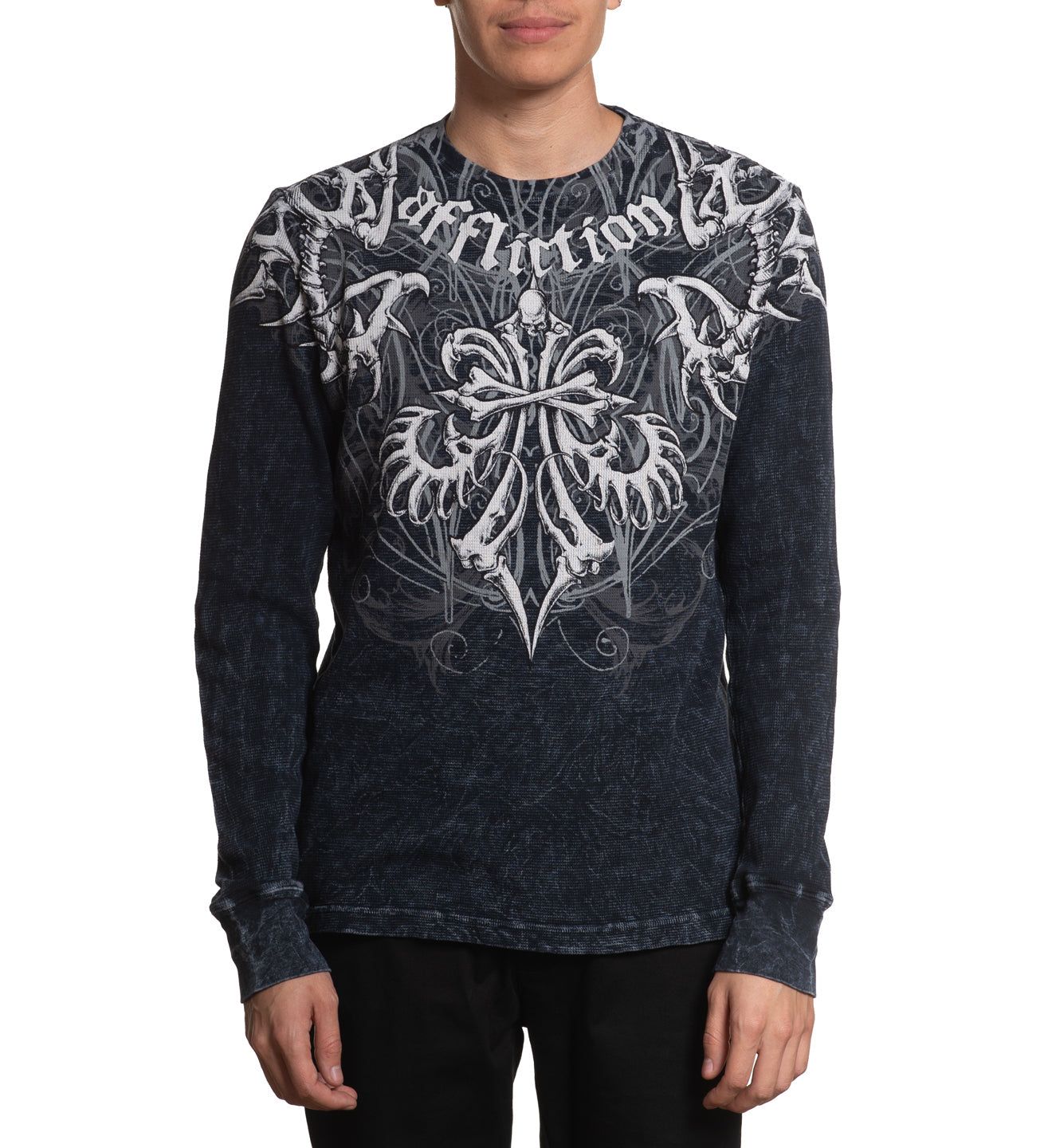 Skeleton LS Thermal – Affliction Clothing - Main Image