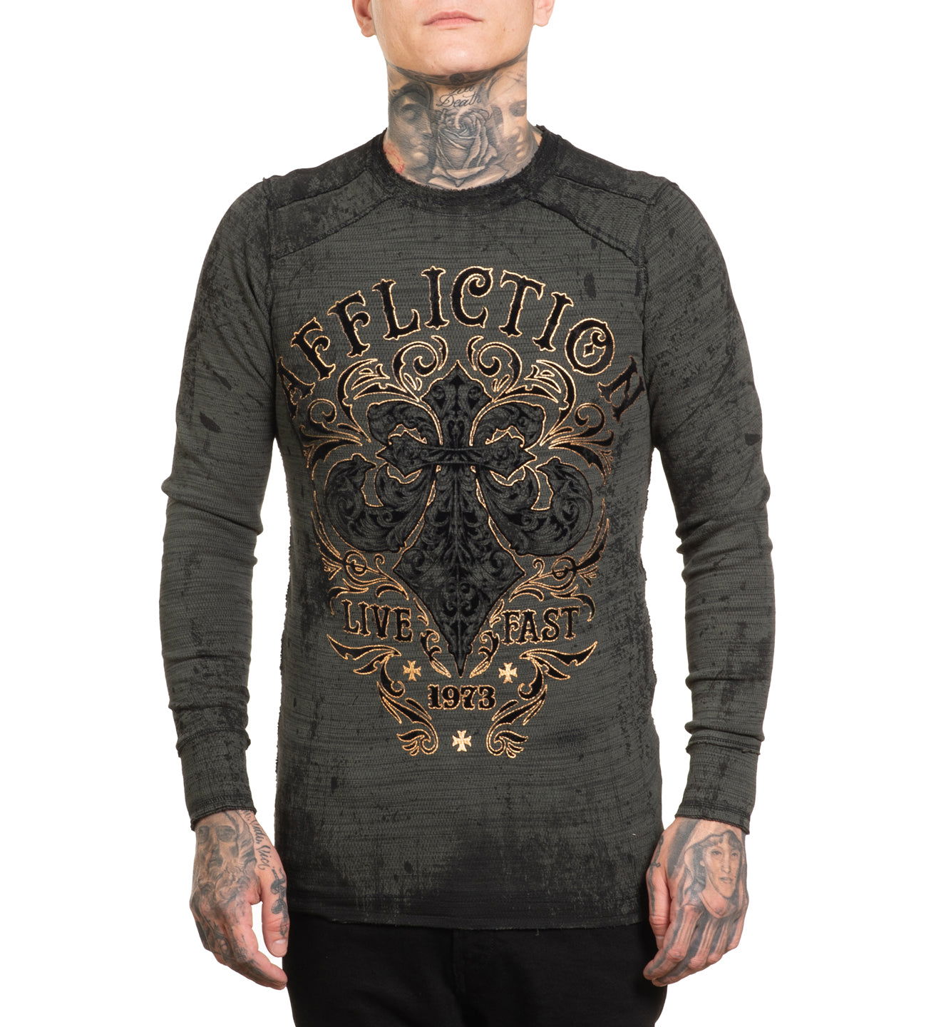 Truth & Consequence LS Reversible Thermal – Affliction Clothing
