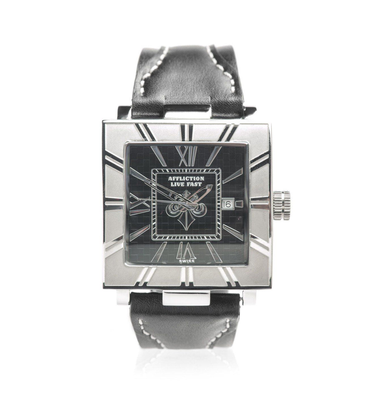 Unisex Large Square Watch - Affliction Clothing