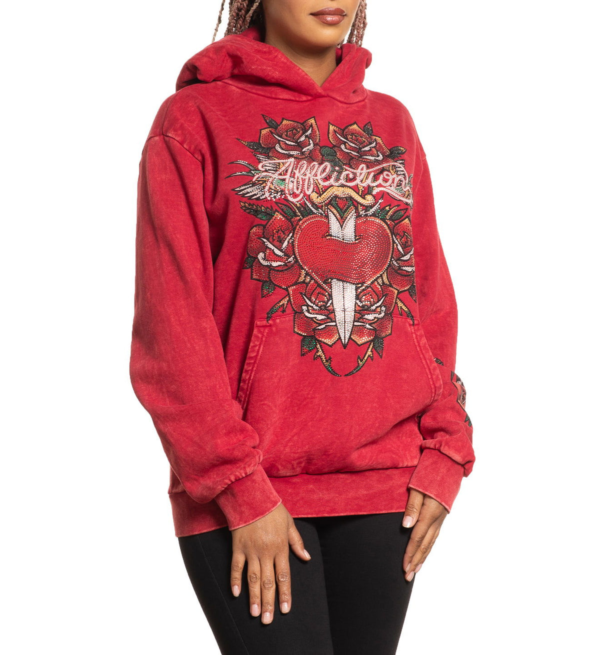 Viola Heart Po Hood - Affliction Clothing