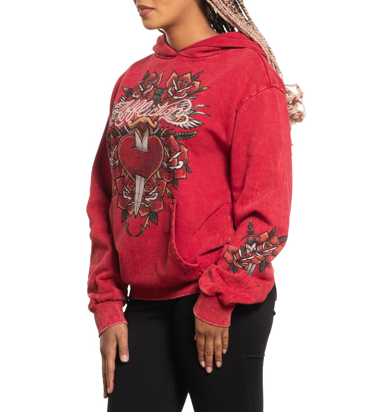 Viola Heart Po Hood - Affliction Clothing