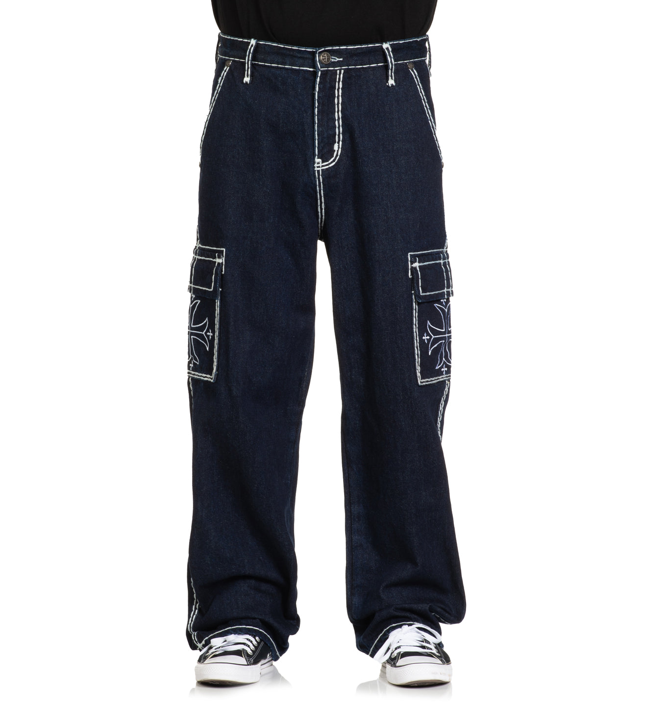 Wide Leg Cargo Jeans – Affliction Clothing