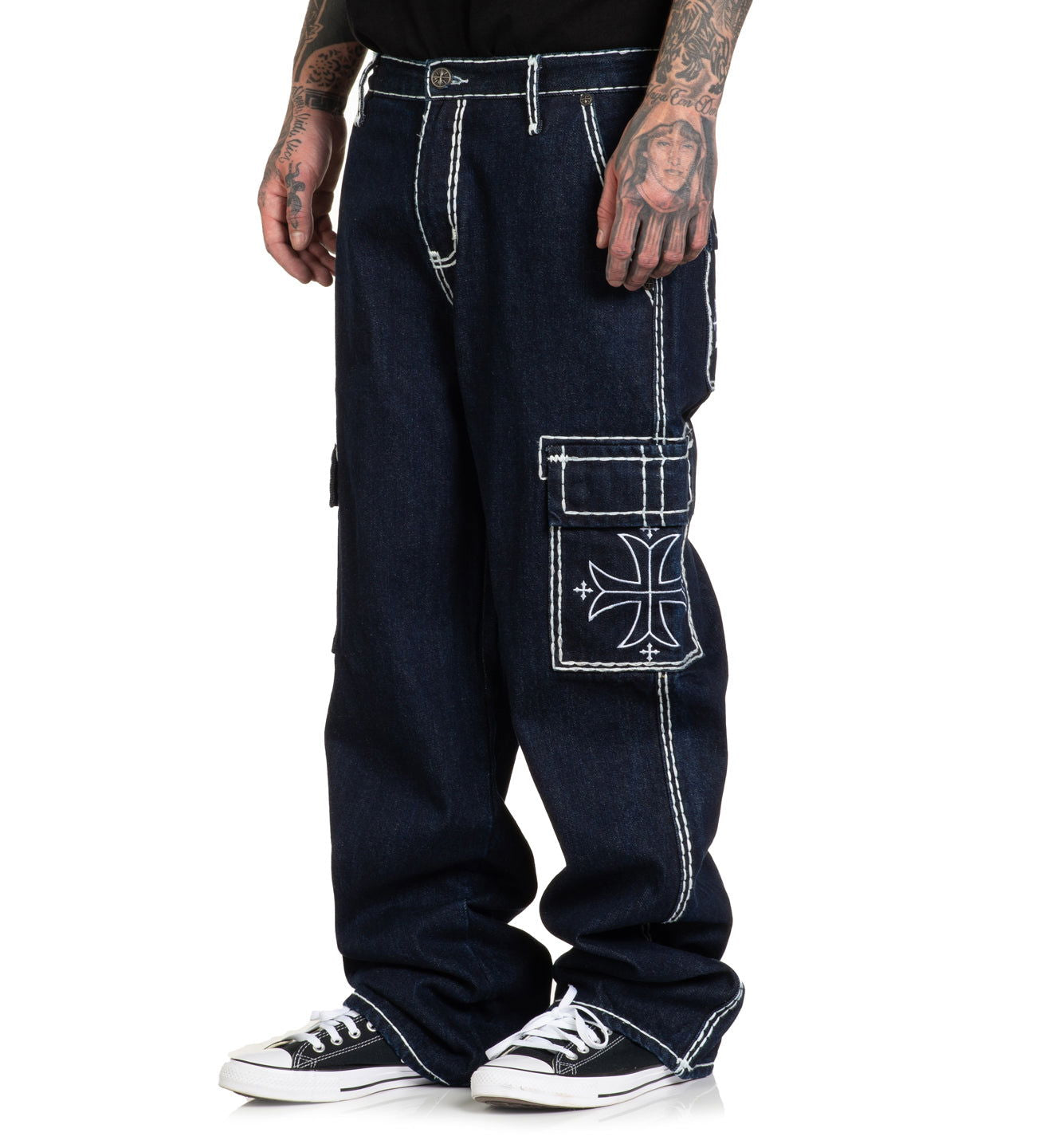 Wide Leg Cargo Pant - Affliction Clothing