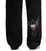 Wide Leg Live Fast Black - Affliction Clothing