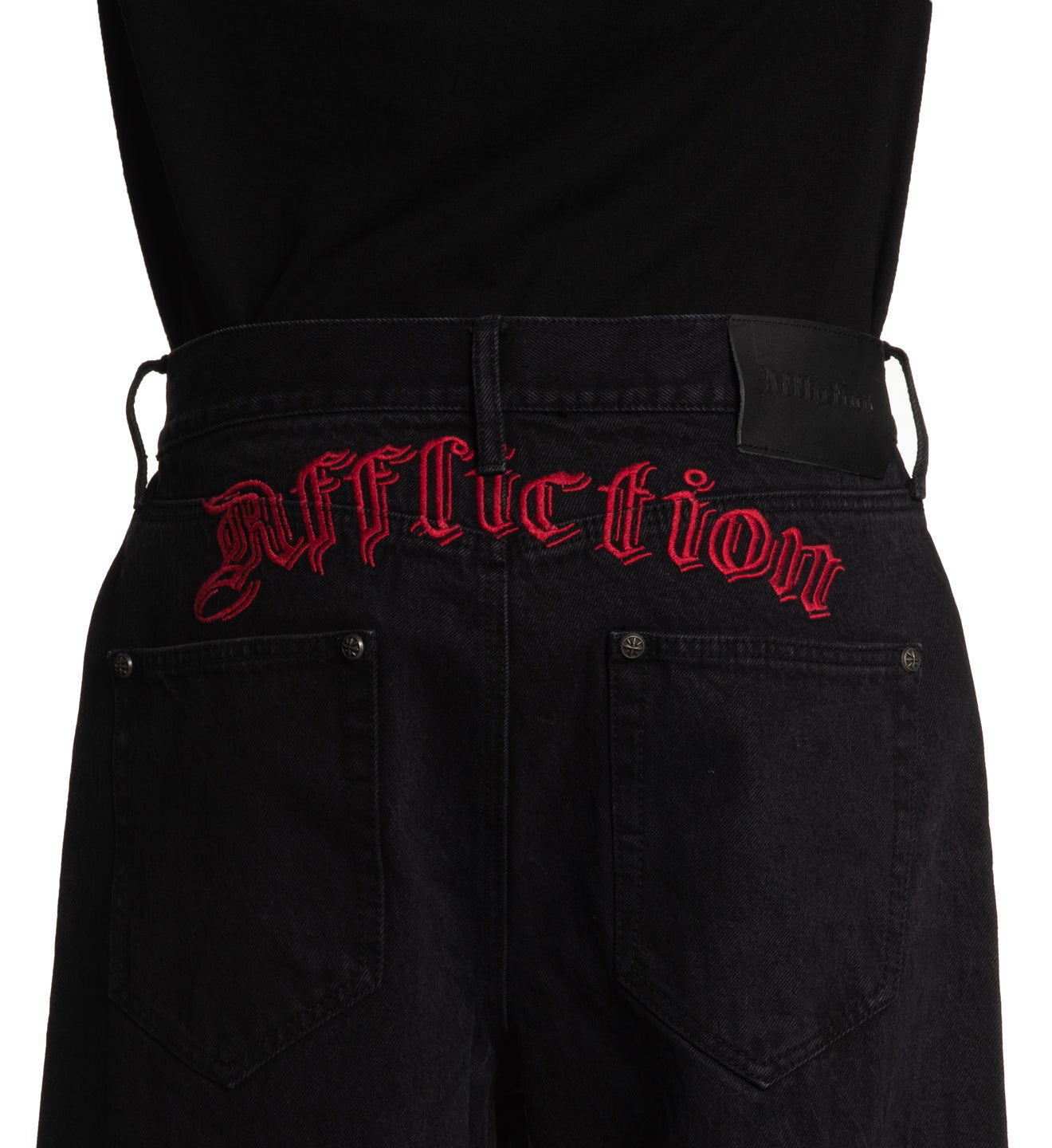 Wide Leg Live Fast Black - Affliction Clothing