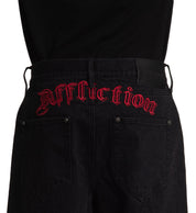 Wide Leg Live Fast Black - Affliction Clothing