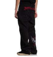Wide Leg Live Fast Black - Affliction Clothing