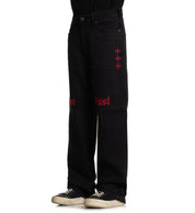 Wide Leg Live Fast Black - Affliction Clothing
