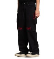 Wide Leg Live Fast Black - Affliction Clothing