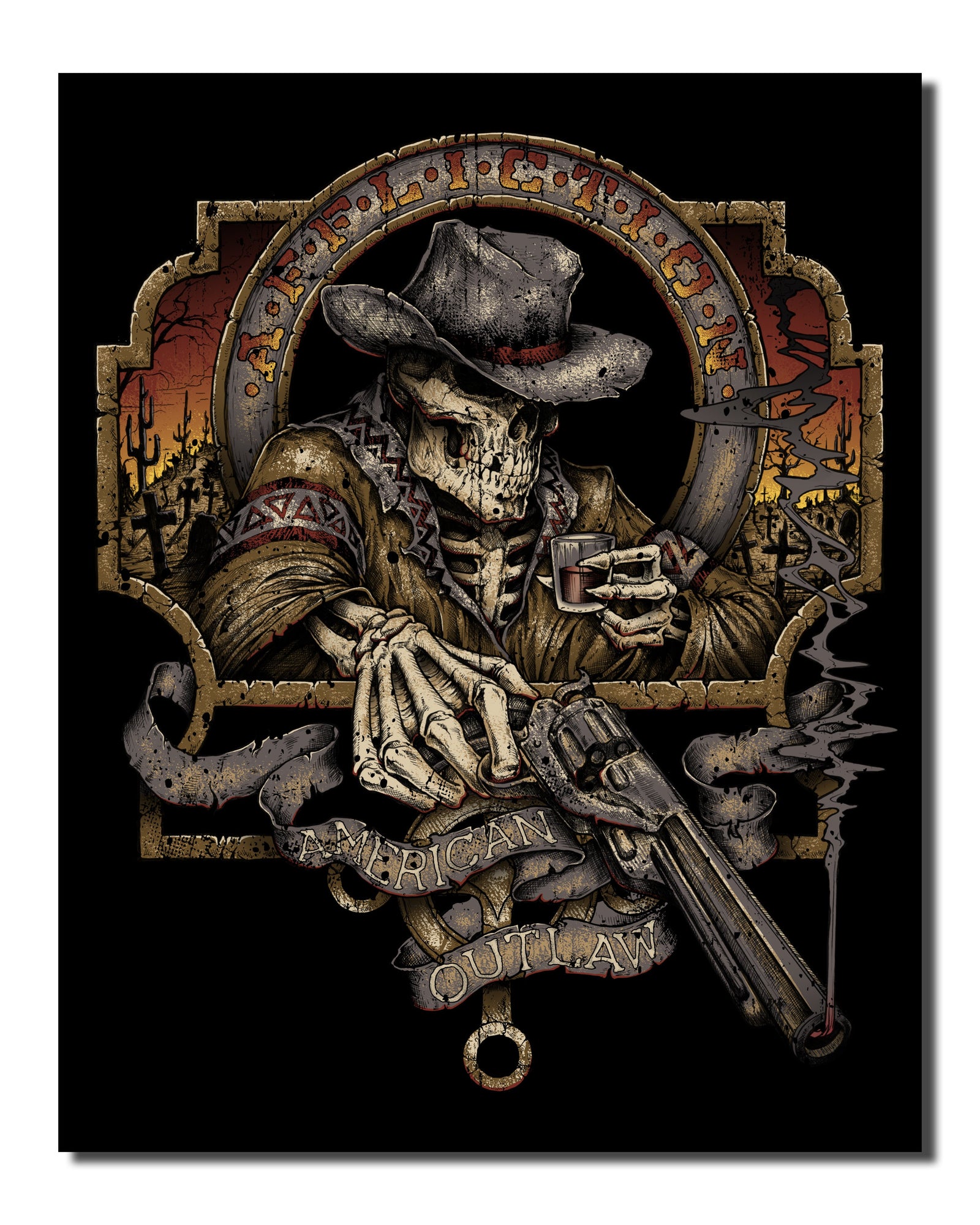 Ac Fistful 24x30 - Mens Other Accessories - Affliction Clothing