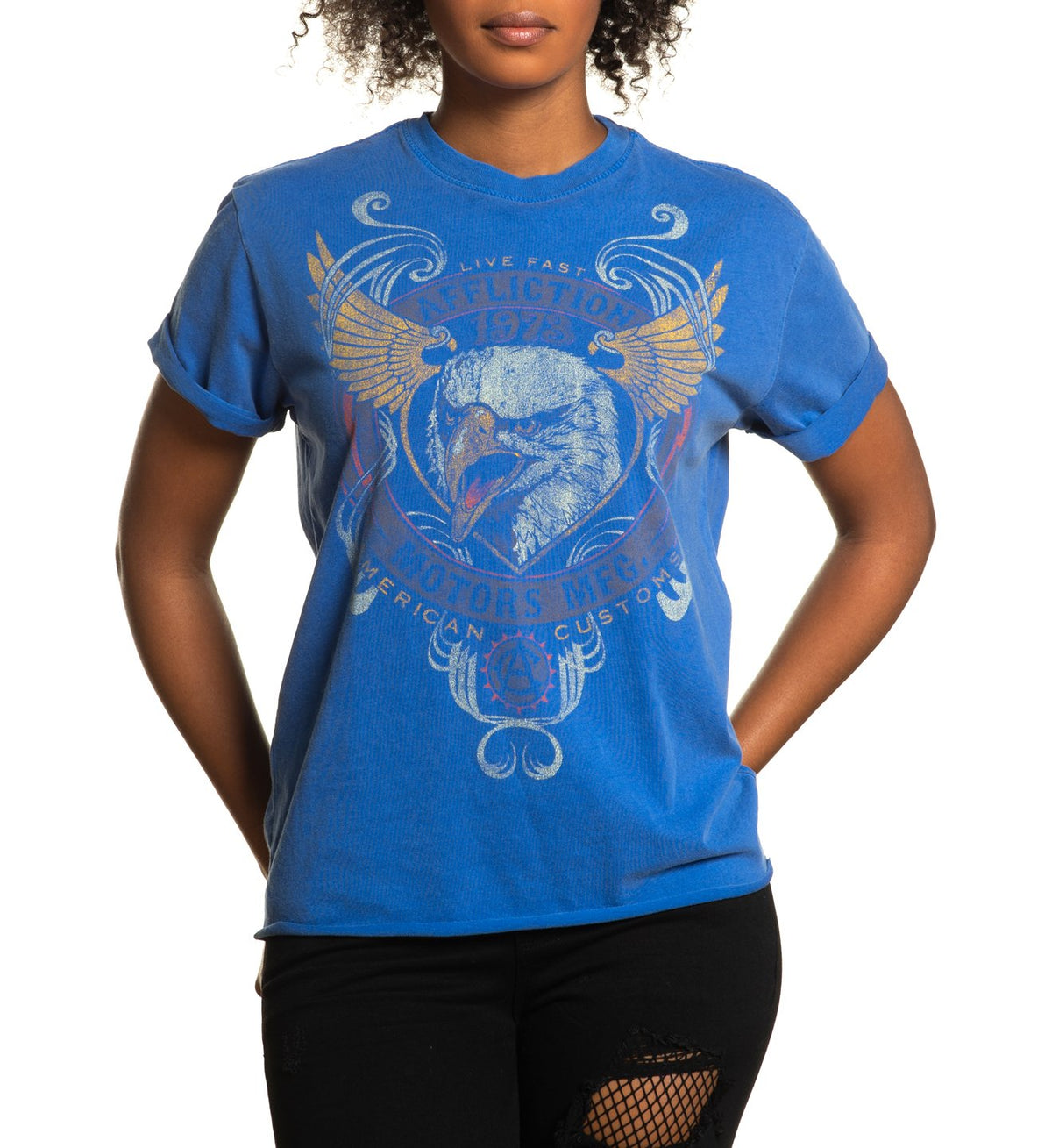 Ac Intervention - Womens Short Sleeve Tees - Affliction Clothing
