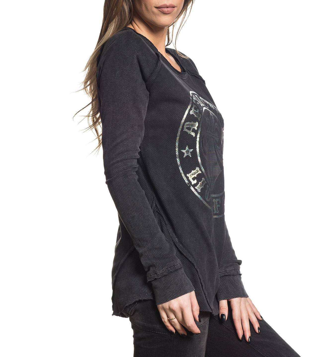 Divio Empire - Womens Long Sleeve Tees - Affliction Clothing