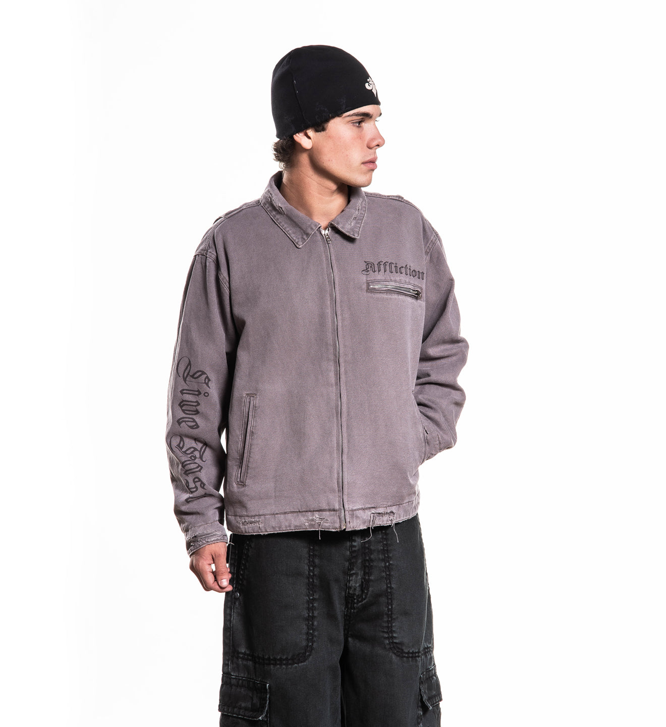 Live Fast Canvas Jackets