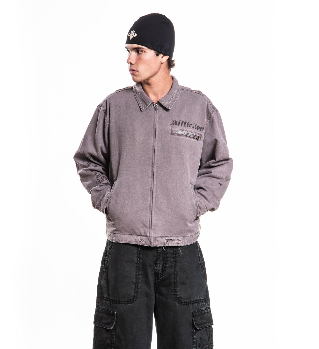 Live Fast Canvas Jackets