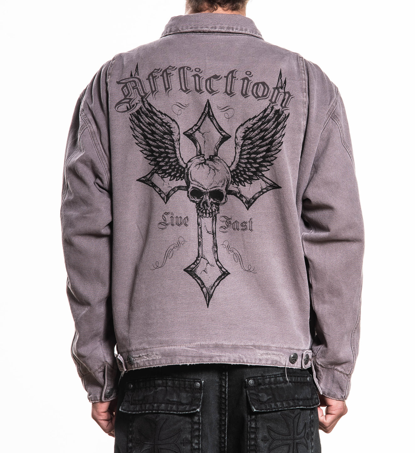 Live Fast Canvas Jackets