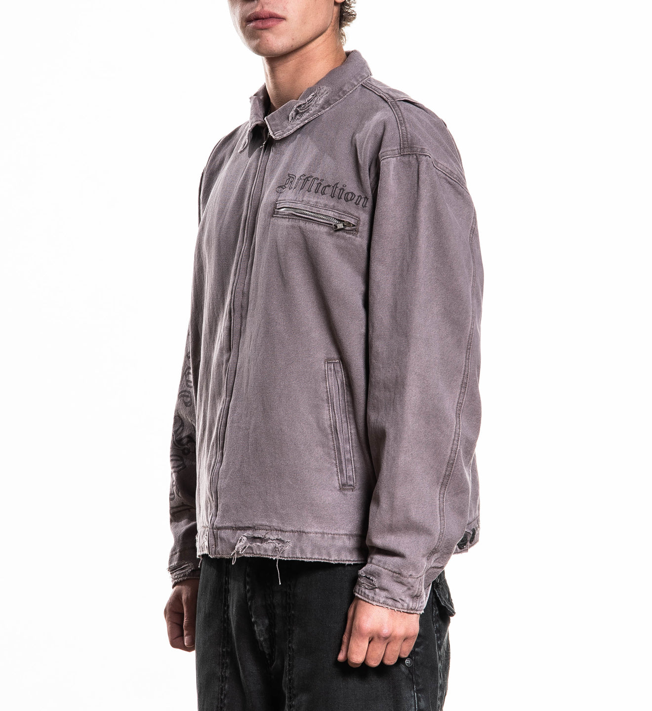 Live Fast Canvas Jackets