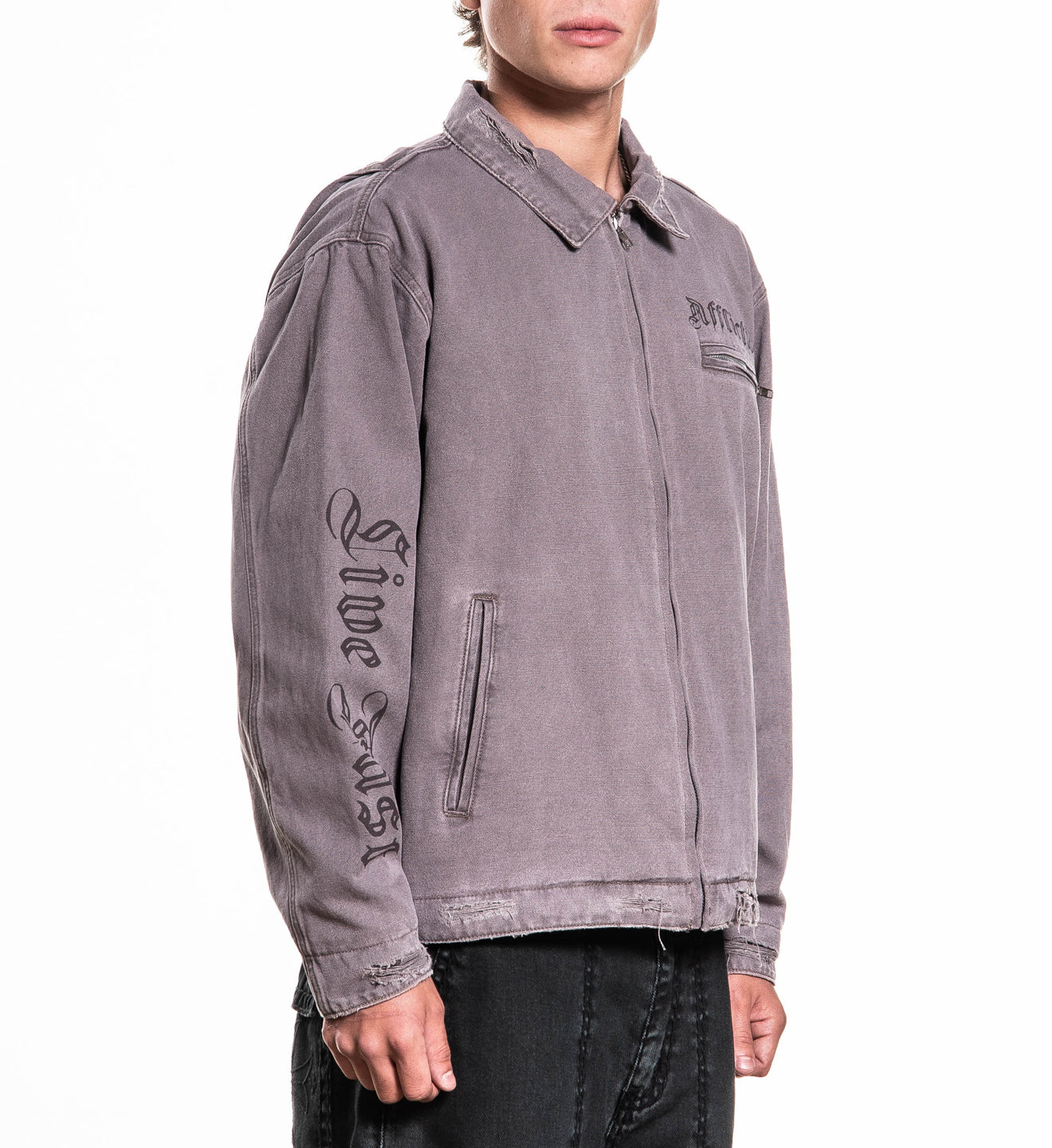 Live Fast Canvas Jackets